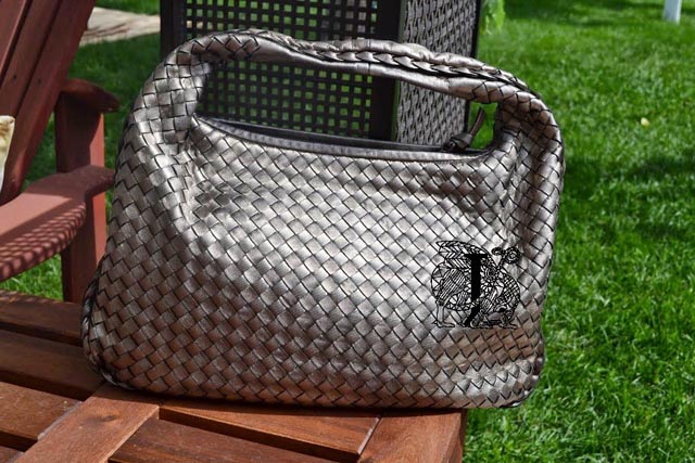 Bottega Veneta Metallic Hobo