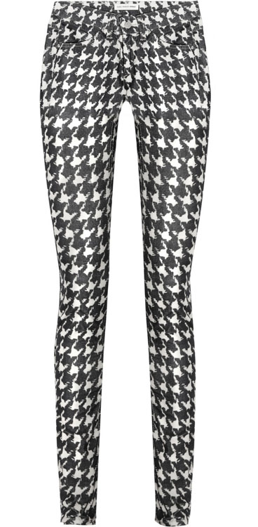 Etoile Isabel Marant Iti Houndstooth Corduroy Jeans