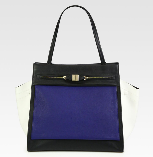 Furla Equestre Colorblock Tote