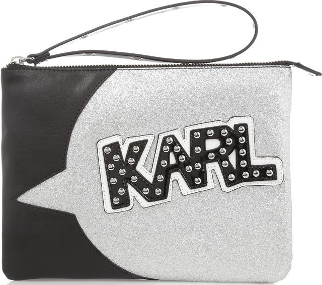 Karl Lagerfeld x Tokidoki Faux Leather Pouch Clutch