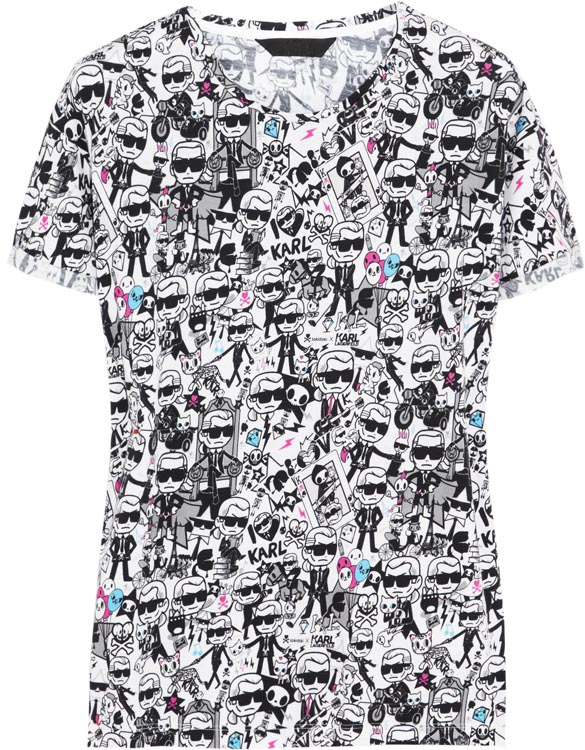 Karl Lagerfeld x Tokidoki Print T-Shirt