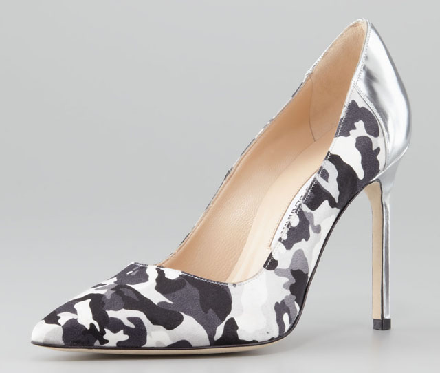 Manolo Blahnik BBMal Camo-Print Pump