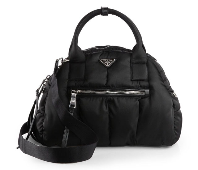 Prada Tessuto Bomber Bowler Bag