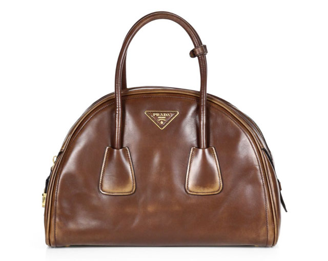 Prada Vitello Vintage Bowler Bag