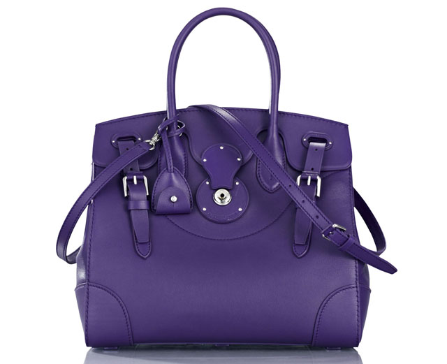 Ralph Lauren Soft Ricky Bag Purple