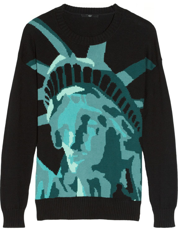 Tibi Statue of Liberty Sweater