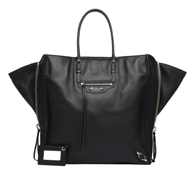 Balenciaga Papier Ledger Zip Around Tote