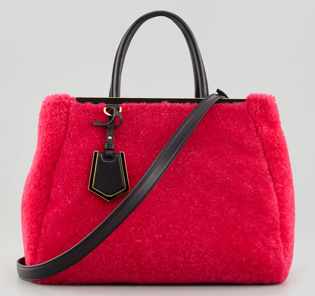 Fendi 2Jours Tote Shearling