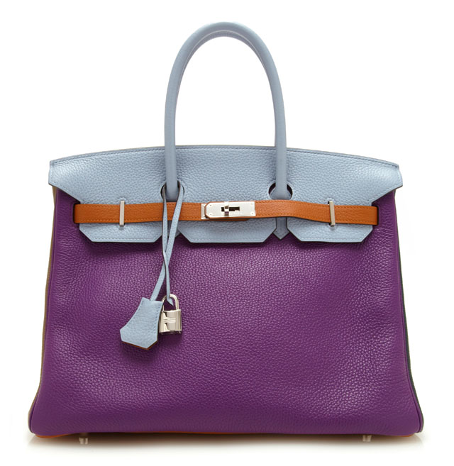 Hermes Birkin 35cm Six Color Leather Arlequin