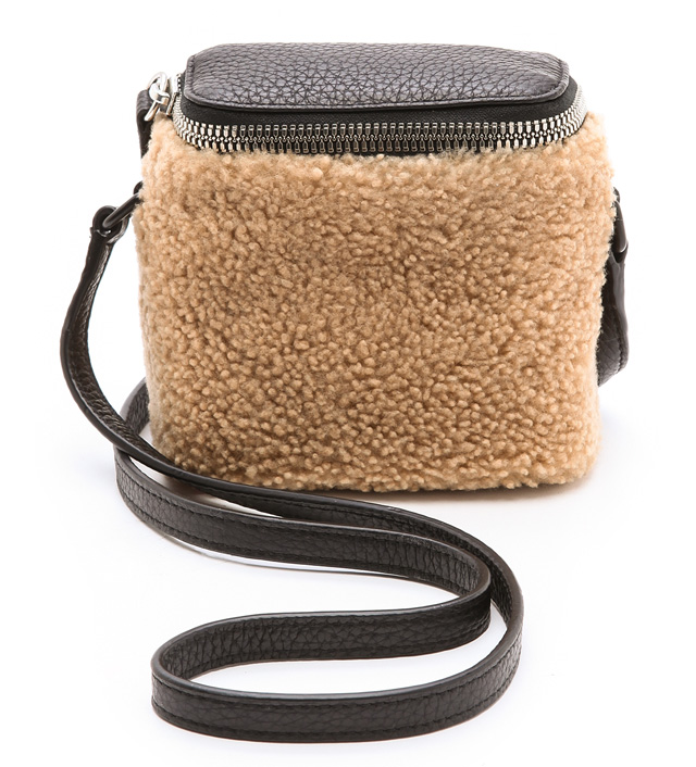 KARA Stowaway Shearling Bag