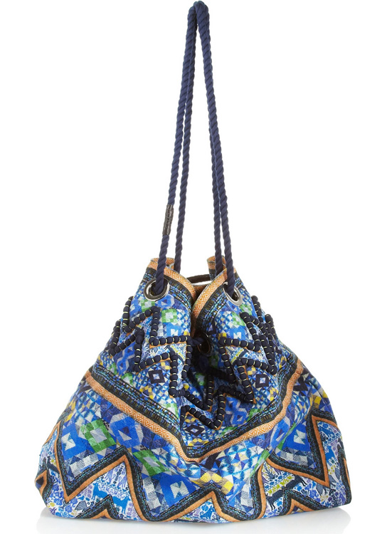 Matthew Williamson Printed Cotton-Canvas Shoulder Bag