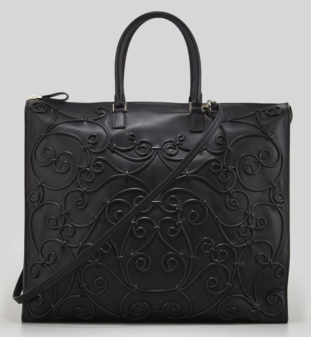 Valentino Intricate Soutache Bag Black