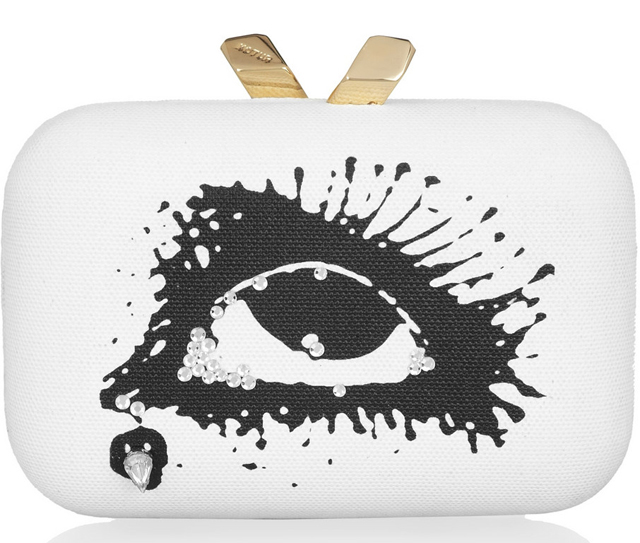 Kotur Margo Surrealist Printed Clutch