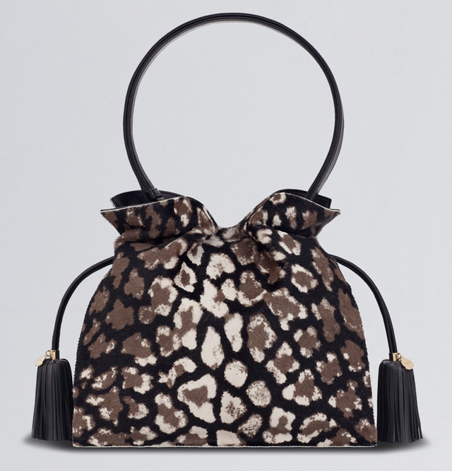 Loewe Flamenco Leopard Bag