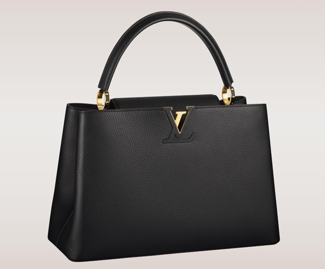 Louis Vuitton Capucines Bag Black