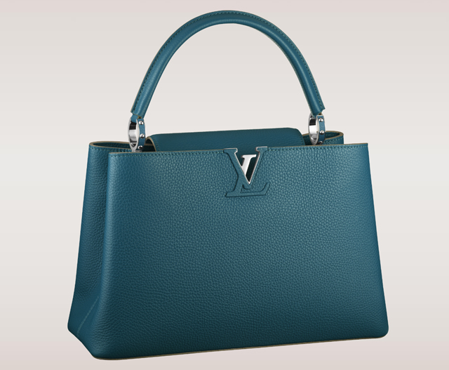 Louis Vuitton Capucines Bag Blue