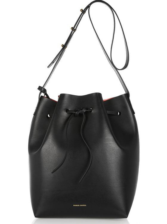 Mansur Gavriel Leather Bucket Bag