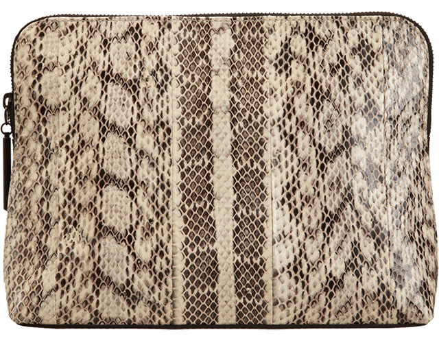 3.1 Phillip Lim Snakeskin 31 Minute Cosmetic Bag