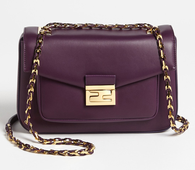 Fendi 'Be' Leather Baguette