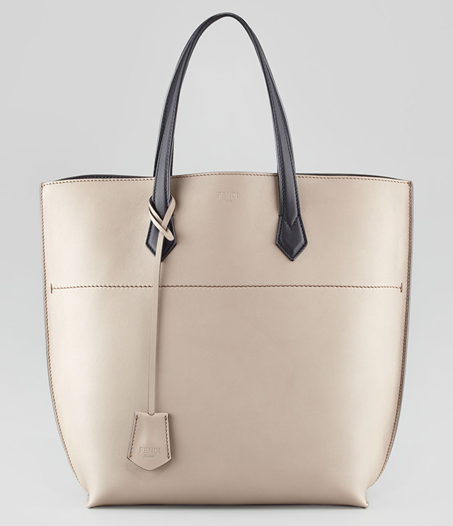 Fendi Leather Shopping Tote