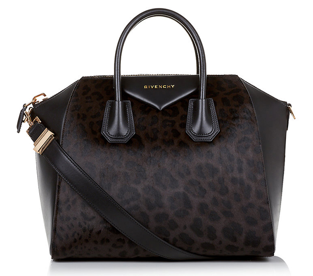 Givenchy Leopard Calf Hair Antigona Bag