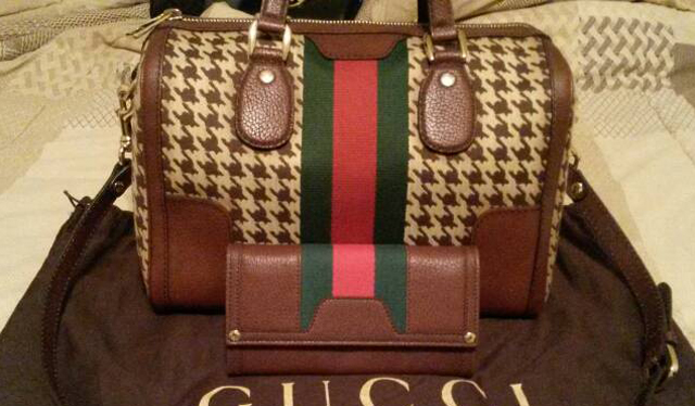 Gucci Houndstooth Bag