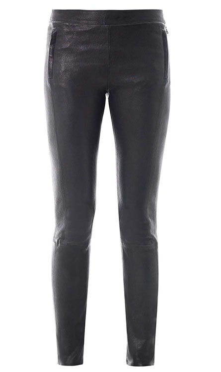 J Brand Morgan Stretch Leather Trousers
