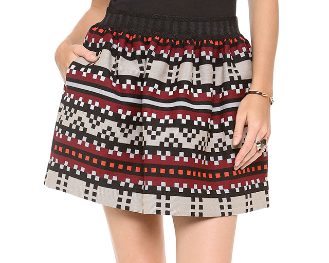 Jonathan Simkhai Pixel Puff Skirt