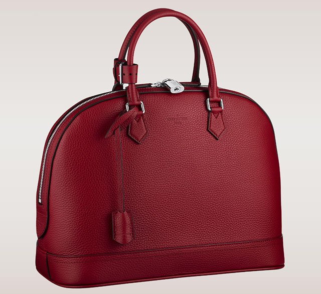 Louis Vuitton Alma MM Bag Taurillon Leather