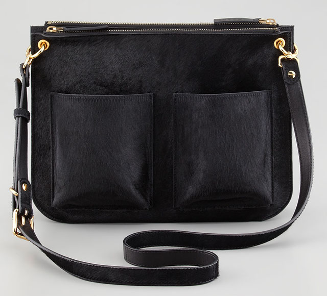 Marni Bandoleer Calf Hair Shoulder Bag