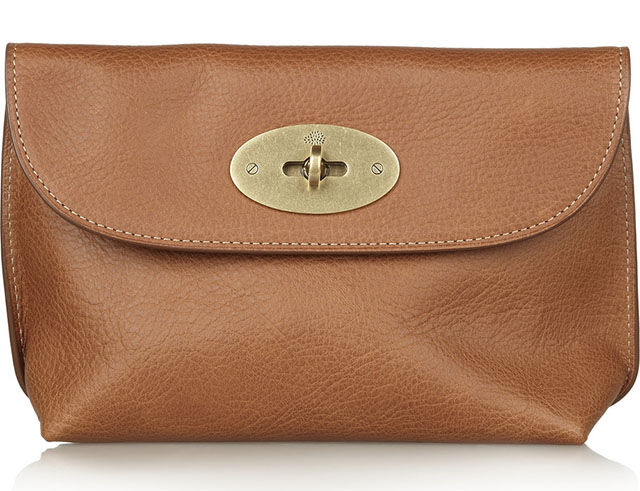 Mulberry Leather Cosmetics Case