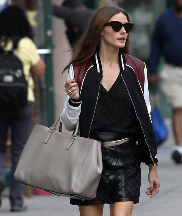 Olivia Palermo carries an Anya Hindmarch Ebury Tote (4)