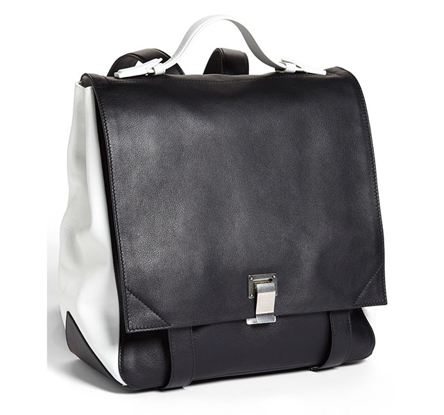Proenza Schouler PS Large Backpack Black and White