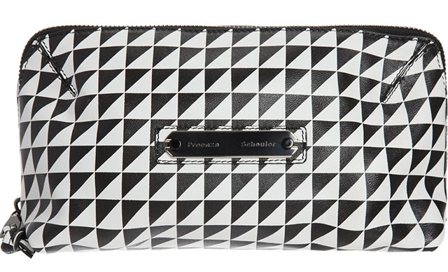 Proenza Schouler Triangle Print Large Makeup Case