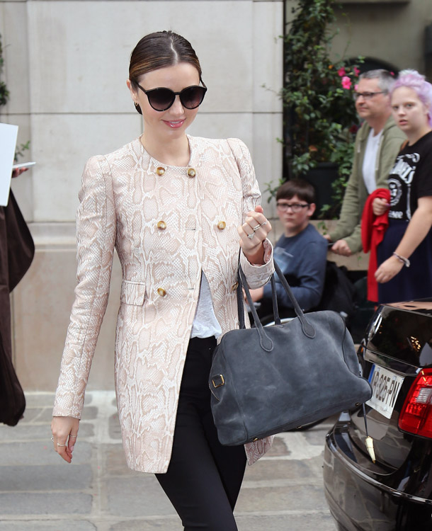 The Many Bags of Celebs at Paris Fashion Week Spring 2014-11