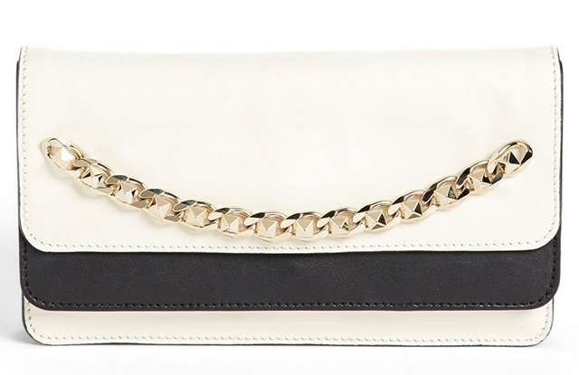 Valentino Stud Chain Clutch