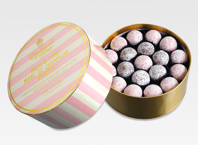 Charbonnel et Walker Milk & Pink Marc de Champagne Truffles