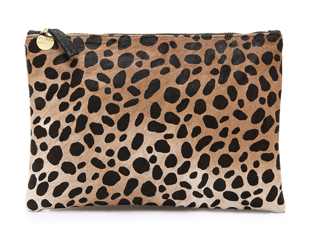 Clare Vivier Flat Haircalf Clutch