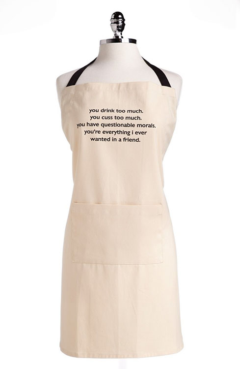 Design Imports Morals Apron