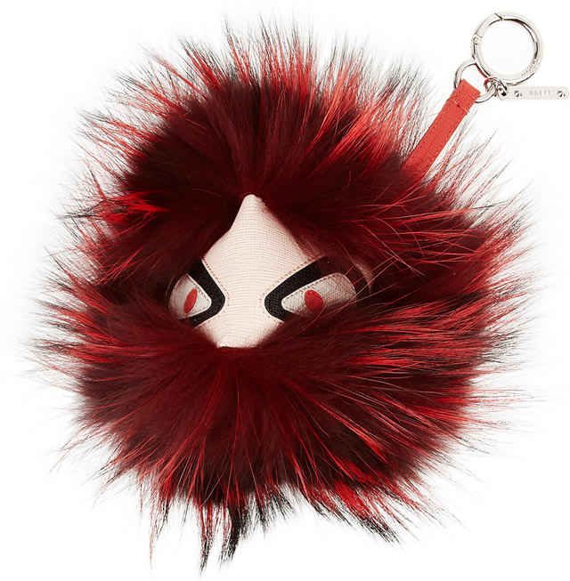 Fendi Monster Charm Red