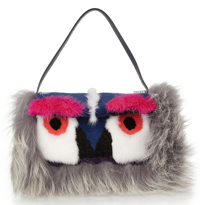 Fendi Monster Fur Baguette Bag