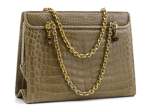 Gucci Crocodile Shoulder Bag