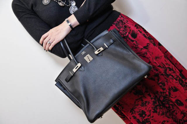 Hermes Black Birkin Outfit