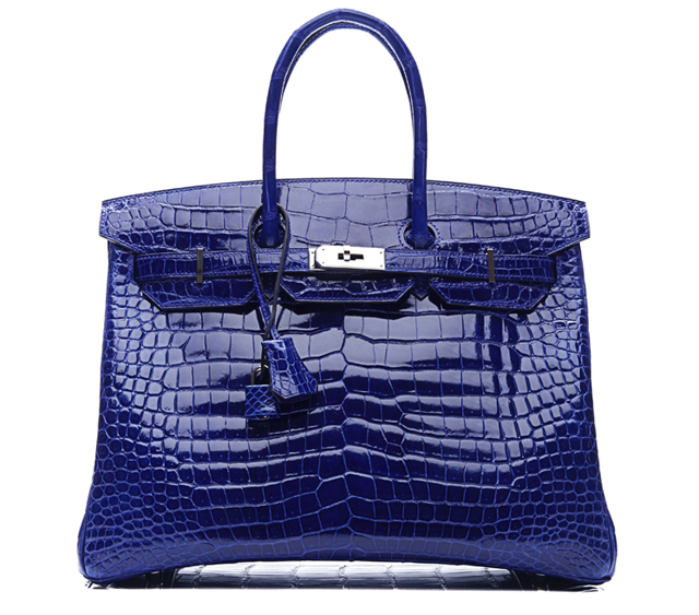 Hermes Blue Crocodile Birkin