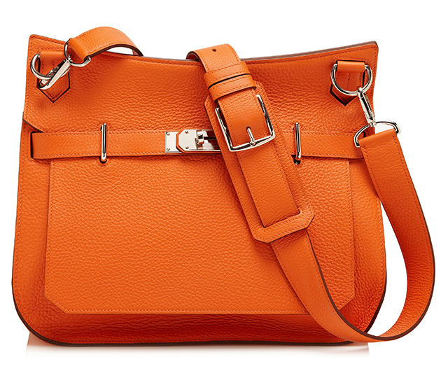 Hermes Orange H Clemence Jypsiere Bag