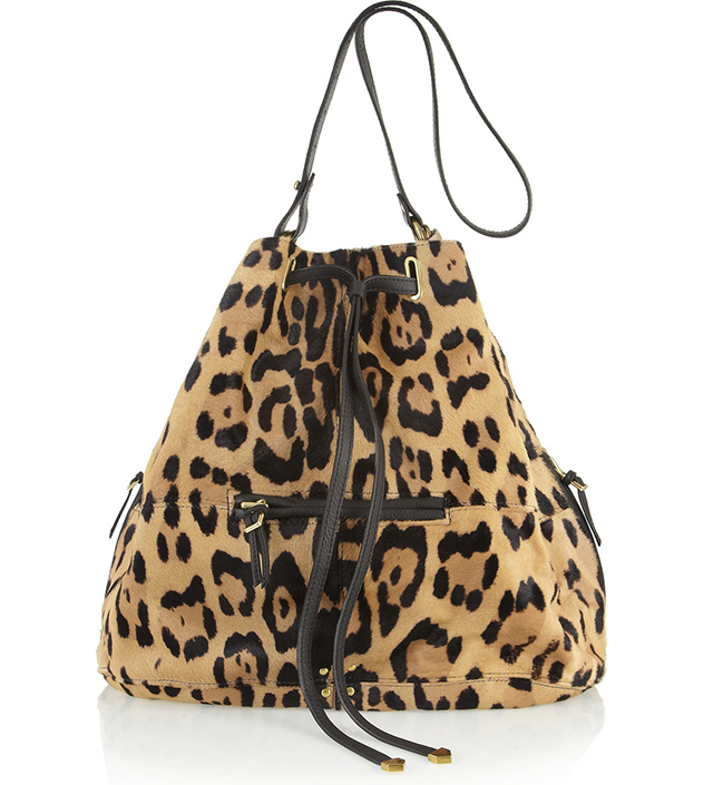 Jerome Dreyfuss Alain Calfhair Bucket Bag