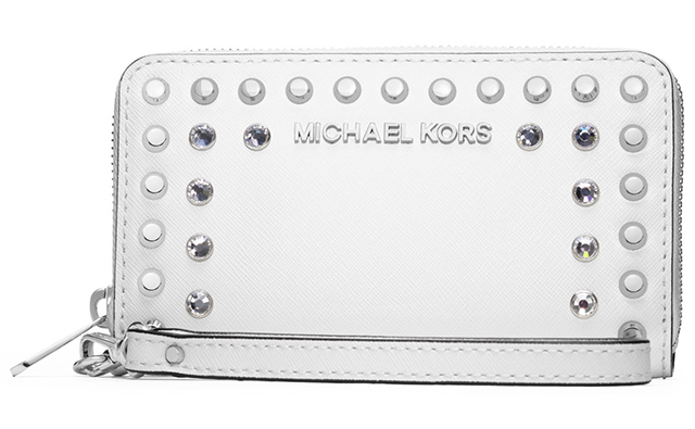 MICHAEL Michael Kors Large Jet Set Jeweled Saffiano Multifunction Case
