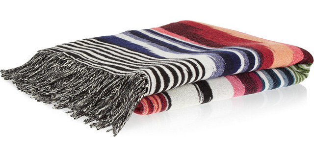 Missoni Home Oberon Wool and Cashmere Blend Throw