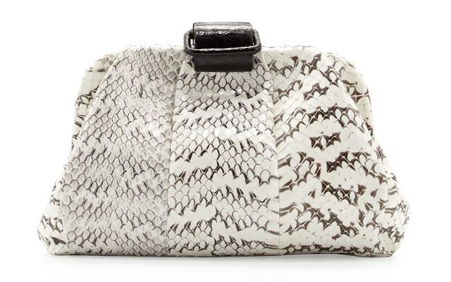 Nancy Gonzalez Snakeskin and Crocodile Clutch