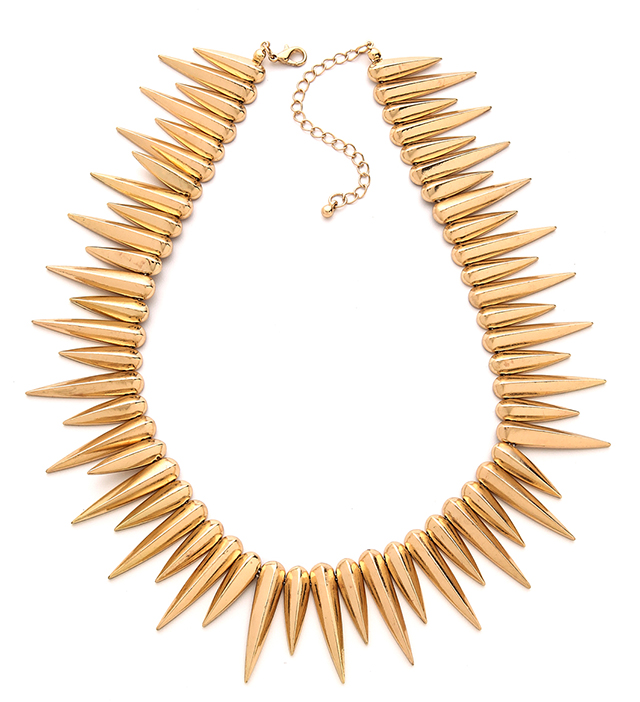 Noir Jewelry Spike Choker Necklace